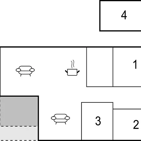 Semesterbostad 4 Bedroom In *